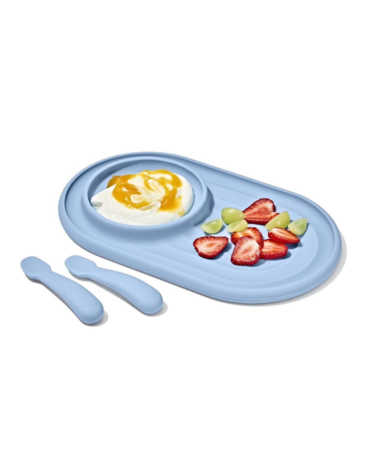 textured-suction-plate-and-spoons-set-3-piece-d3 tot_61177200_developmental-plate-2-spoon-set-dusk_macys_pdp_00_main.jpeg