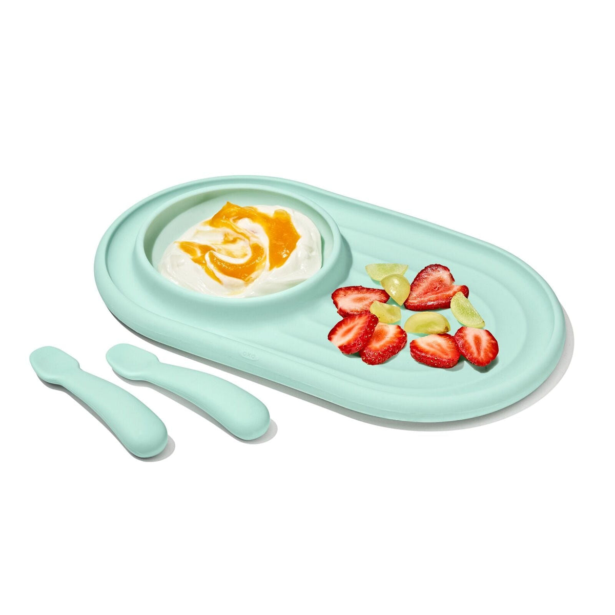 textured-suction-plate-and-spoons-set-3-piece-d3 tot_61177400_developmental-plate-2-spoon-set-opal_apdp_00_main.jpeg